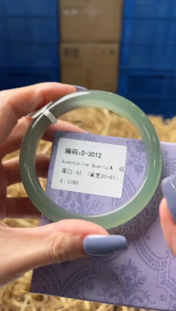 未镶嵌手镯石英质玉D3012