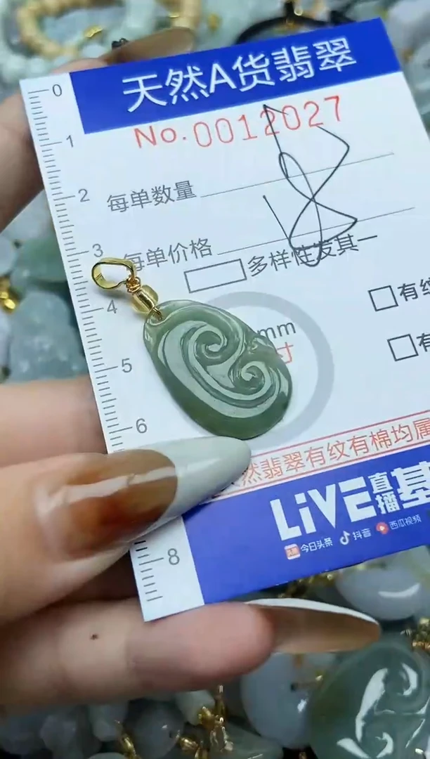 【闪购商品】翡翠颈饰未镶嵌天然A货翡翠