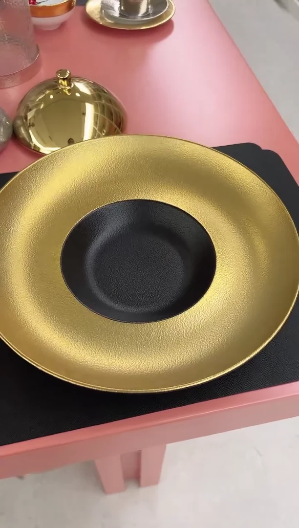 阿联酋rak 草帽碗29cm 金