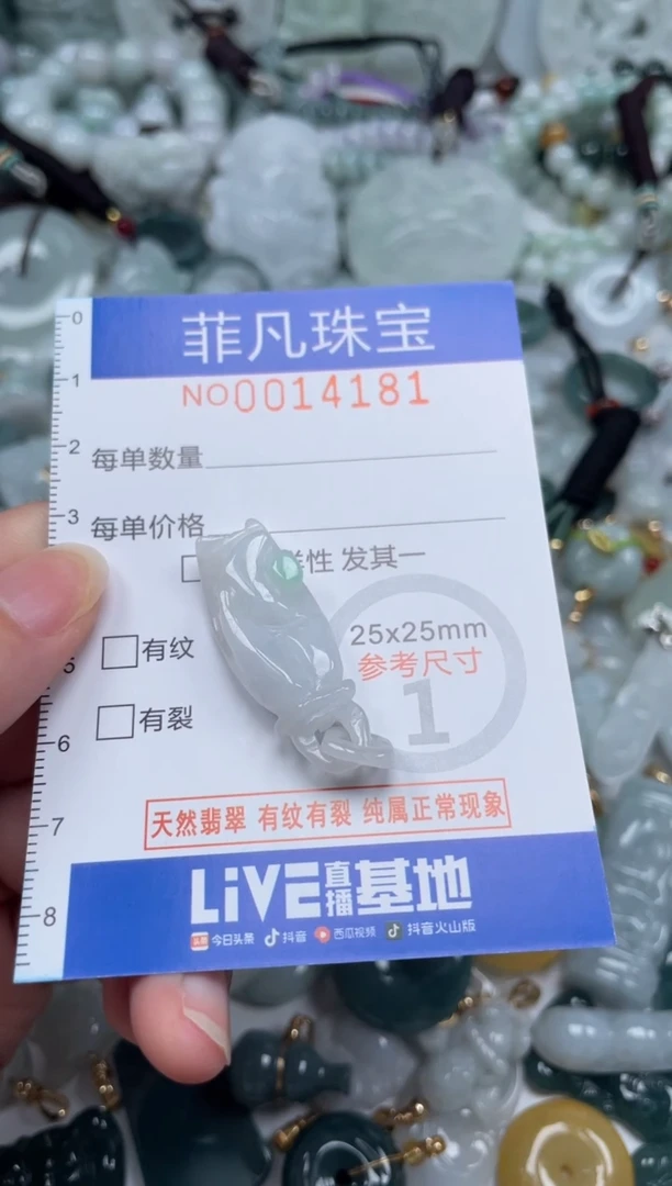 颈饰未镶嵌翡翠14181
