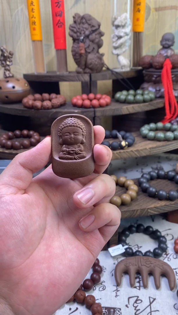 泥塑瑕疵雍正避暑香方合香牌-佛宝宝