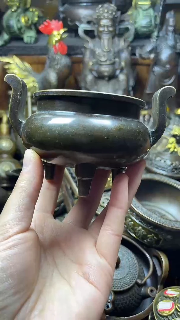 闪购链接，点击下单，有运费险，铜摆件