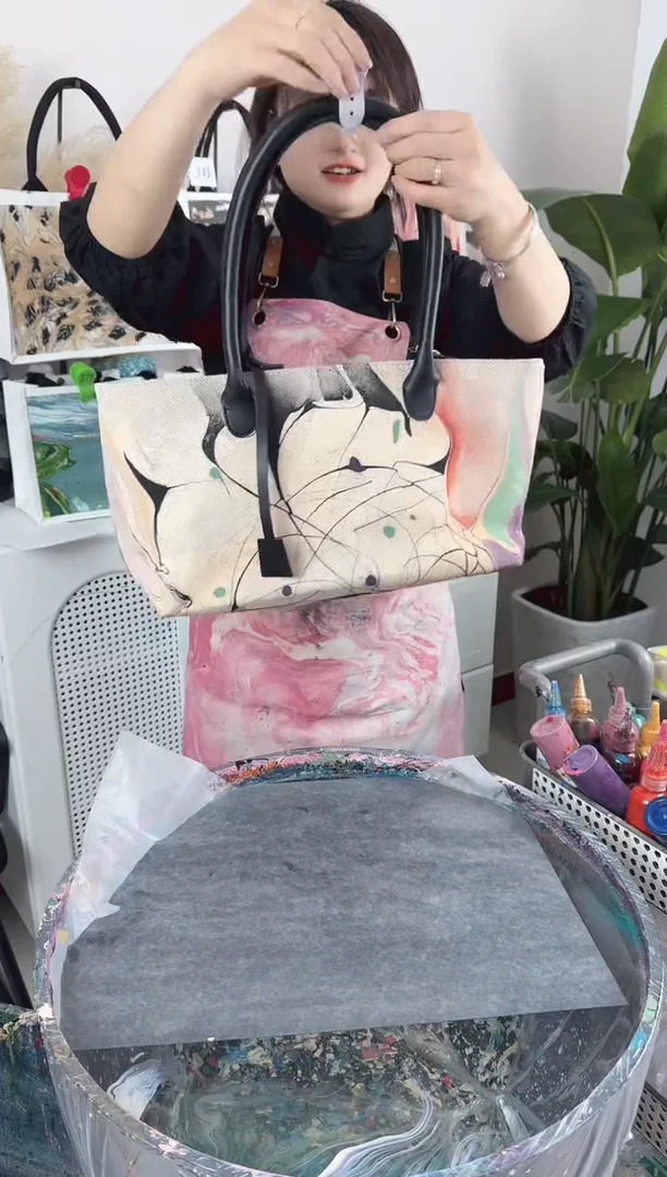 帆布1075小艺手作大漆包包