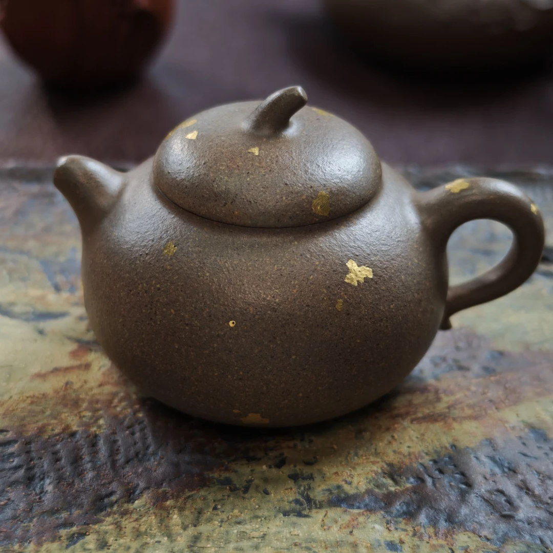 青降坡小茄瓜紫砂壶