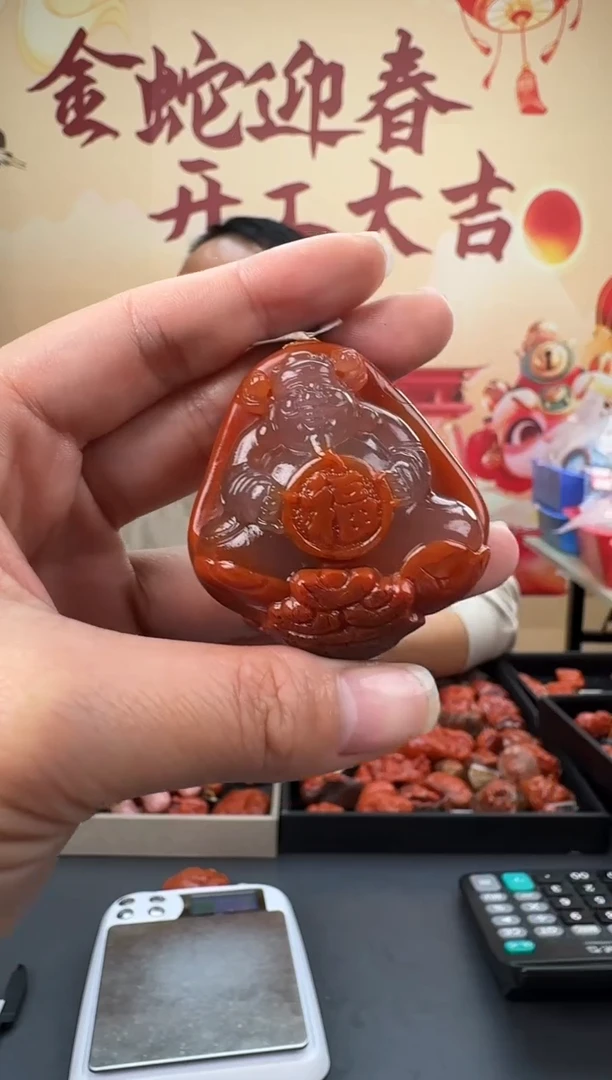 【闪购商品】南红玛瑙雕刻未镶嵌074ZB0207产品一个