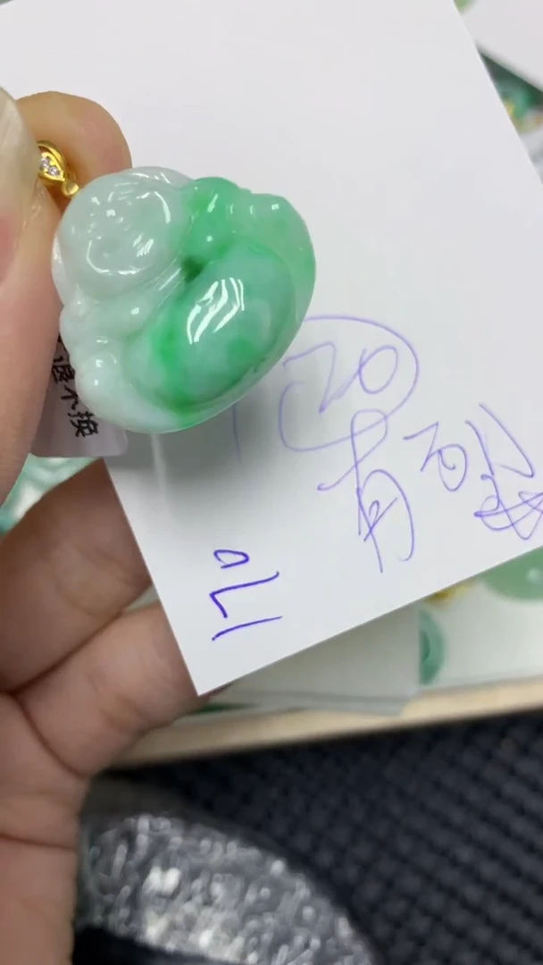 颈饰未镶嵌翡翠缅甸A货翡翠