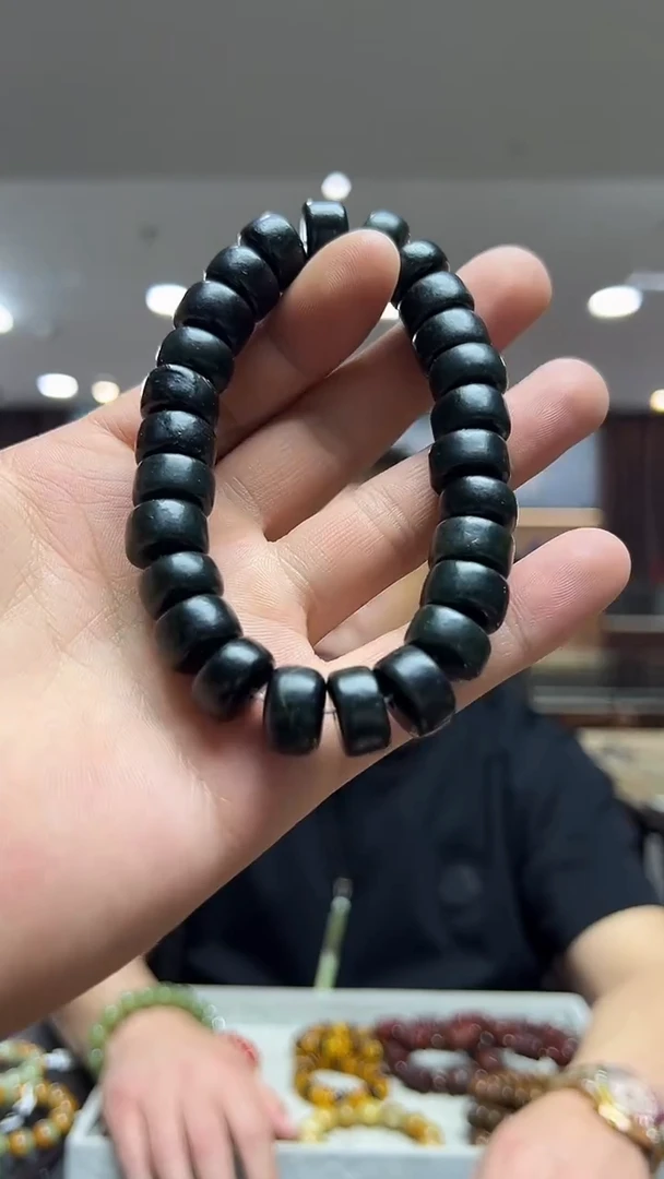 未镶嵌手串和田玉算盘珠-多样性发货其中发一