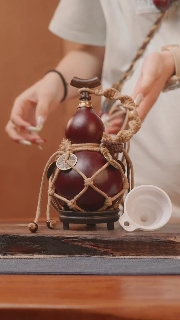 1891号精品大漆葫芦防腐防渗装水茶酒