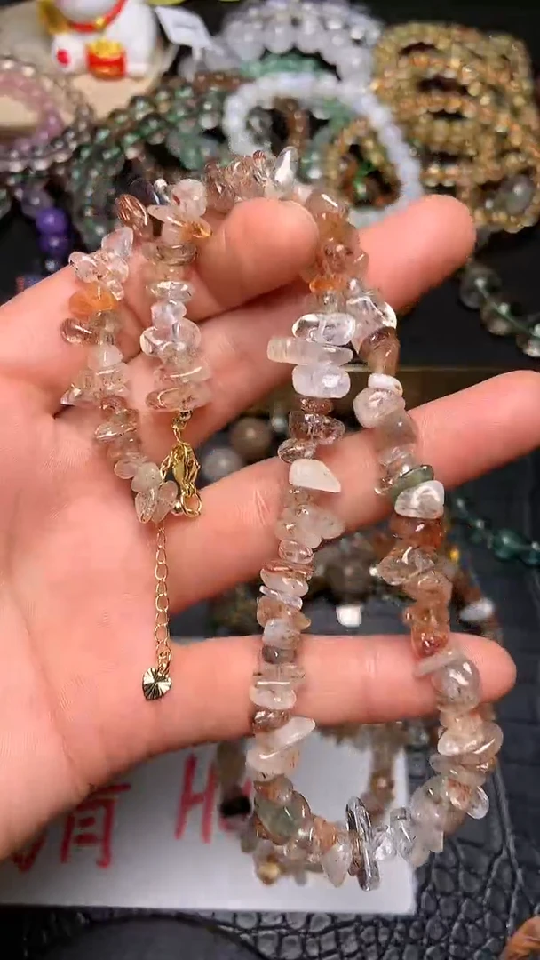 【闪购商品】水晶手链未镶嵌天然水晶项链67