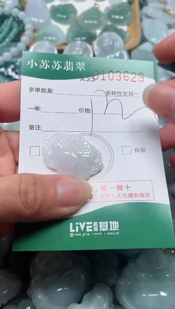 【闪购商品】翡翠颈饰未镶嵌闪购商品0103629