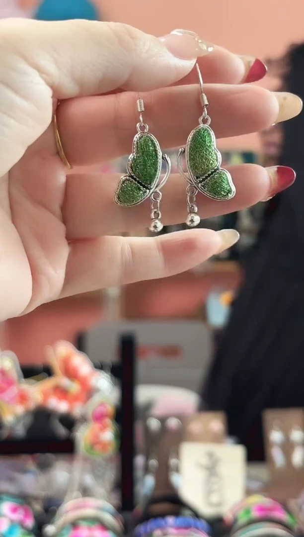 织绣艺枝独绣手工饰品40