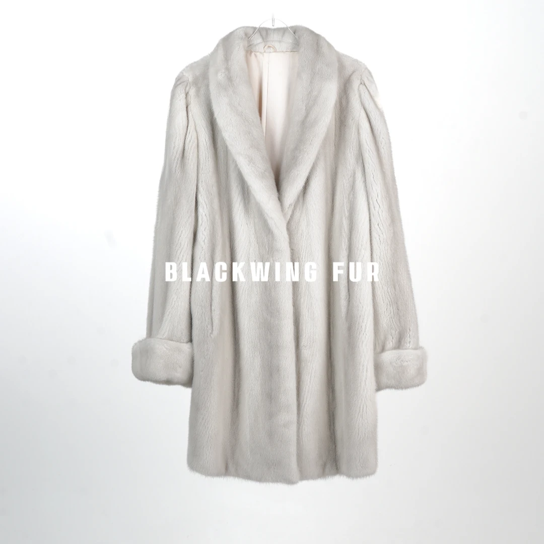 [黑翼臻品.紫罗兰世纪]秋冬新款女装高奢气质进口水貂皮草