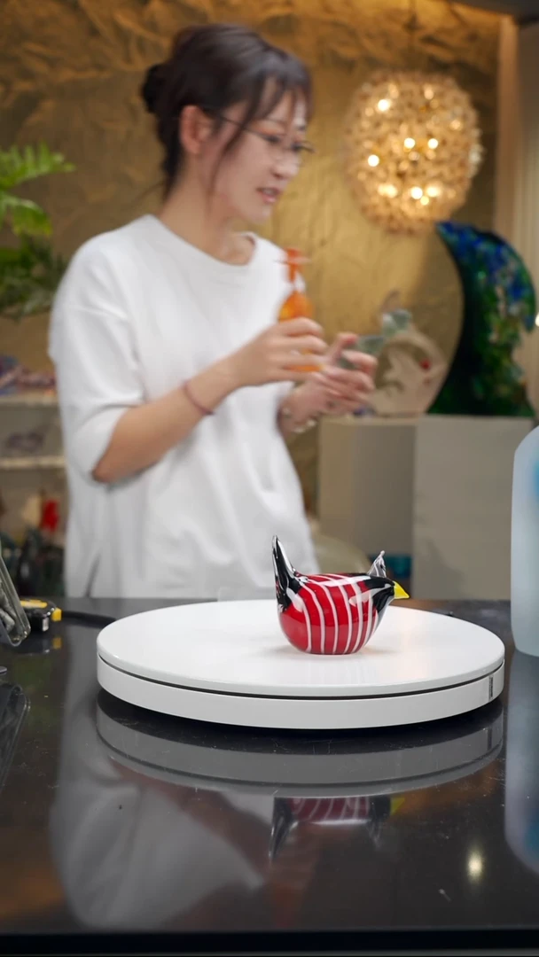 手工艺品琉璃福利小鸟摆件