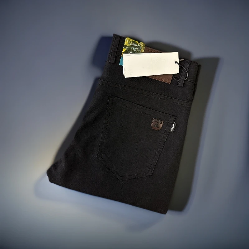 2025年男士休闲裤时尚户外白塔潮流商务夏季直筒裤子