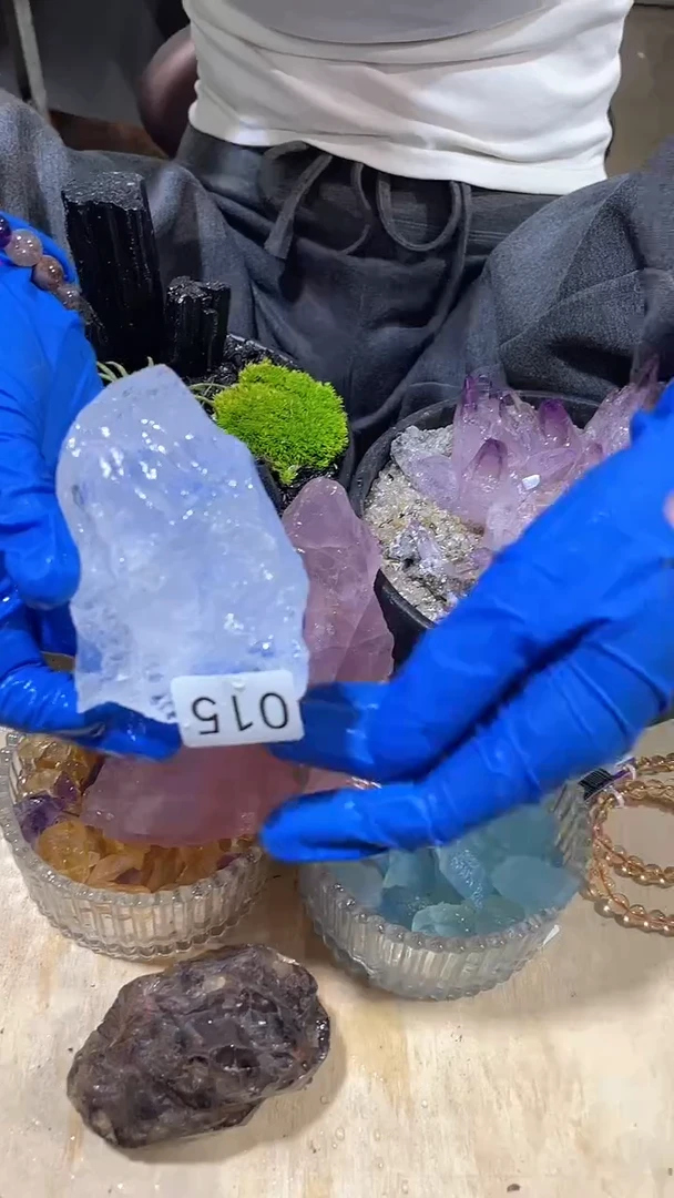未镶嵌珠宝半成品水晶白阿塞-15