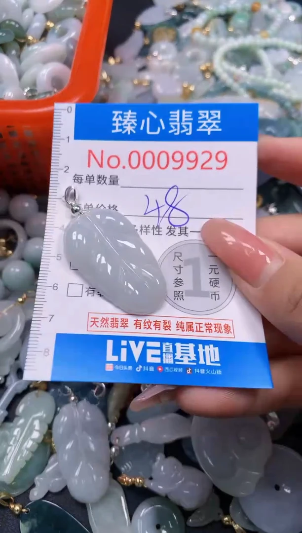 翡翠未镶嵌颈饰9929