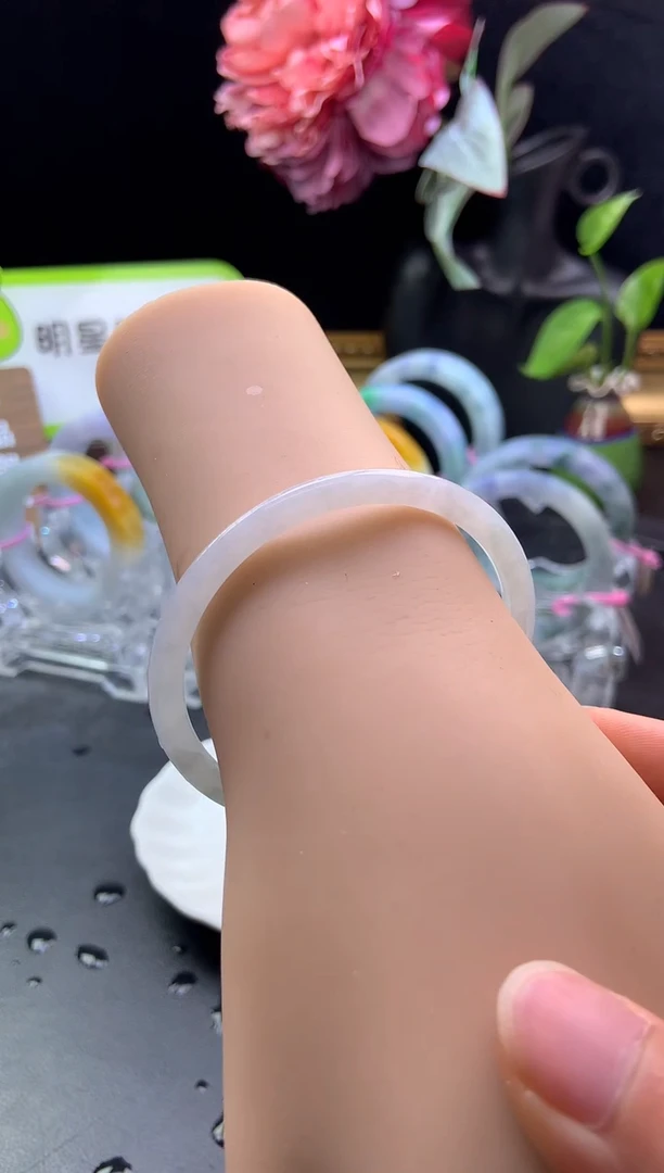 未镶嵌手镯定制翡翠55-56「定制不退不换」