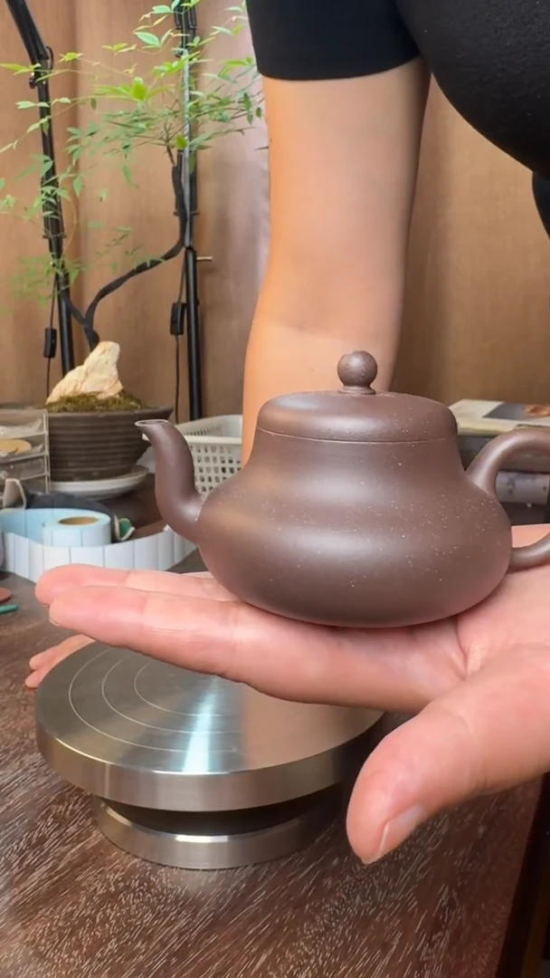 如**溪君德壶-半手工制作（蠡墅天青）140CC“高温电窑，正品无瑕