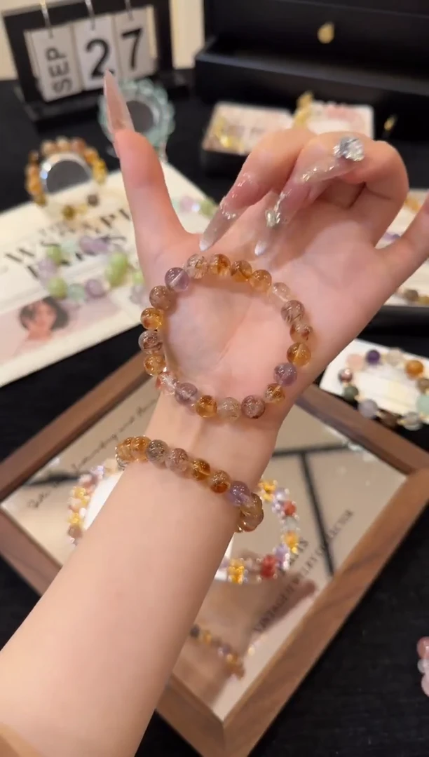 合金手链水晶美拉德多宝x2678