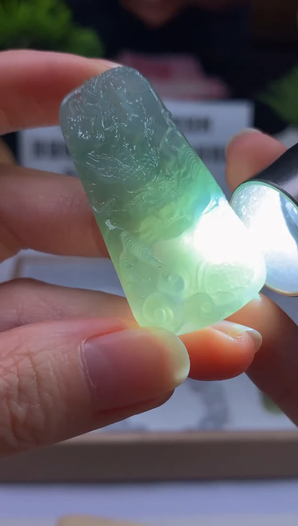 未镶嵌定制翡翠笑****7---121055