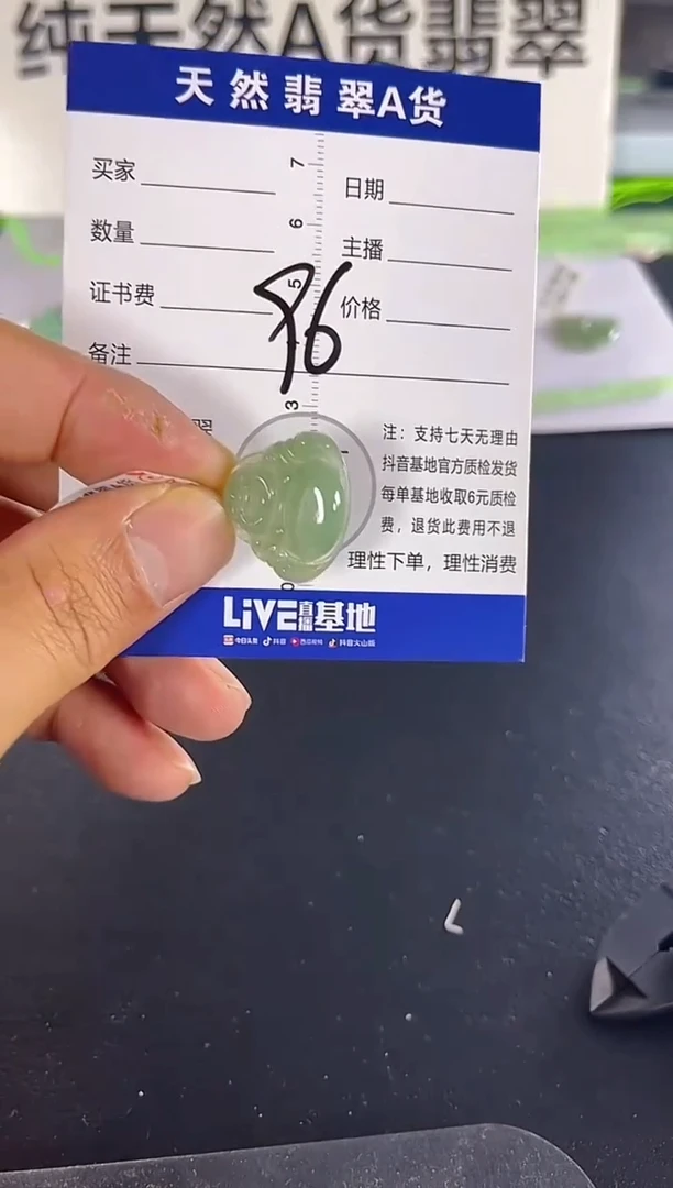 颈饰未镶嵌翡翠天然A货缅甸翡翠