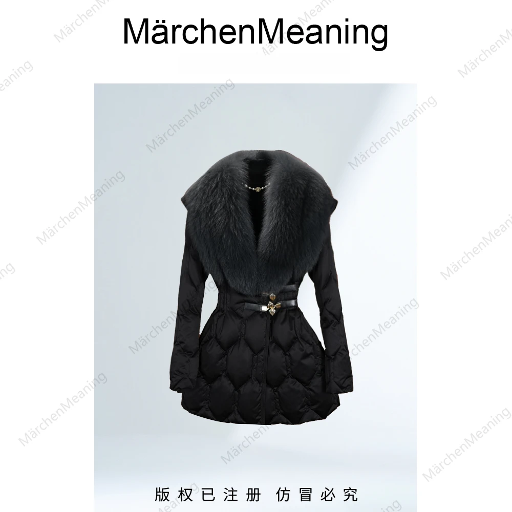 MärchenMeaning2025秋冬鹅绒服保暖轻奢设计师赵女士时尚修身赵1