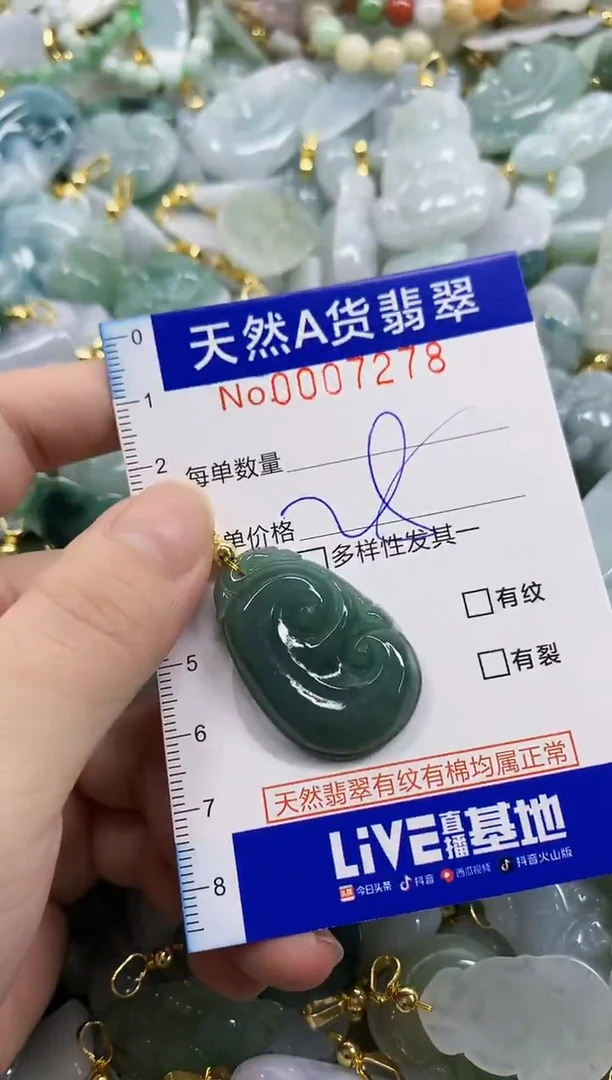 颈饰未镶嵌翡翠天然A货翡翠