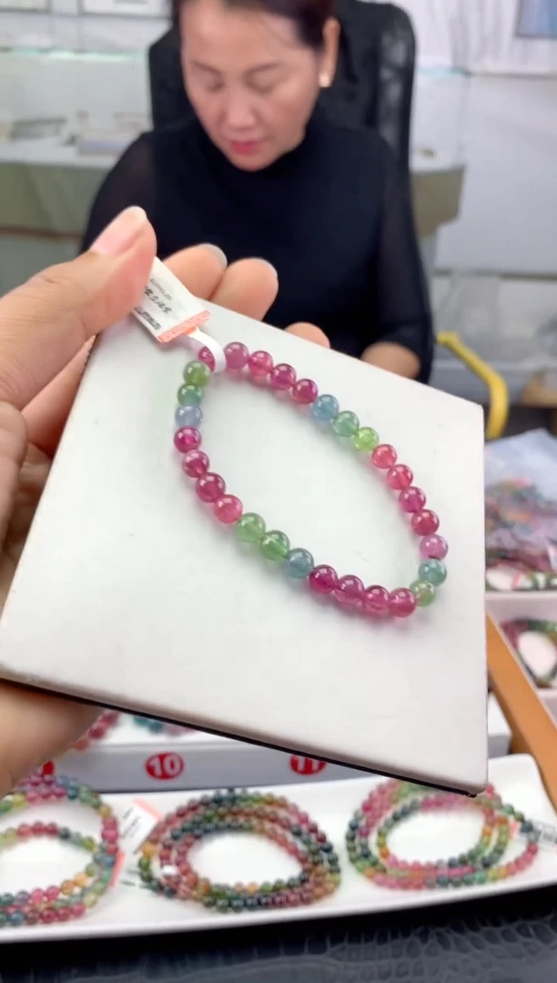 未镶嵌手串碧玺 多样性发一条