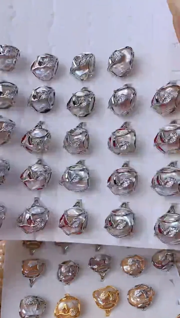 【闪购商品】淡水珍珠戒指未镶嵌0115