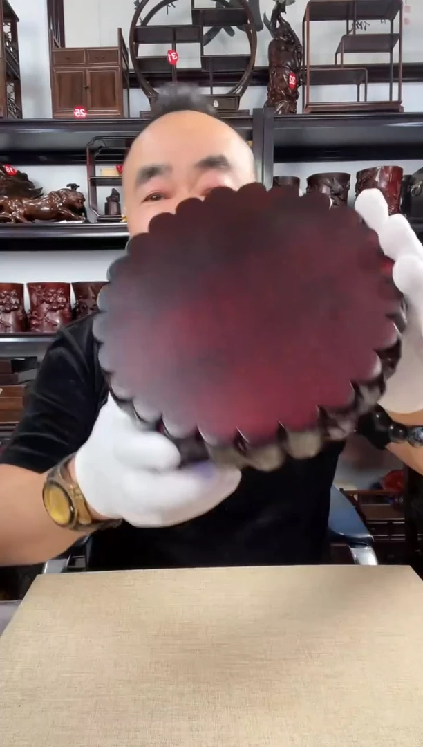 木老李红木工艺品390瑕疵