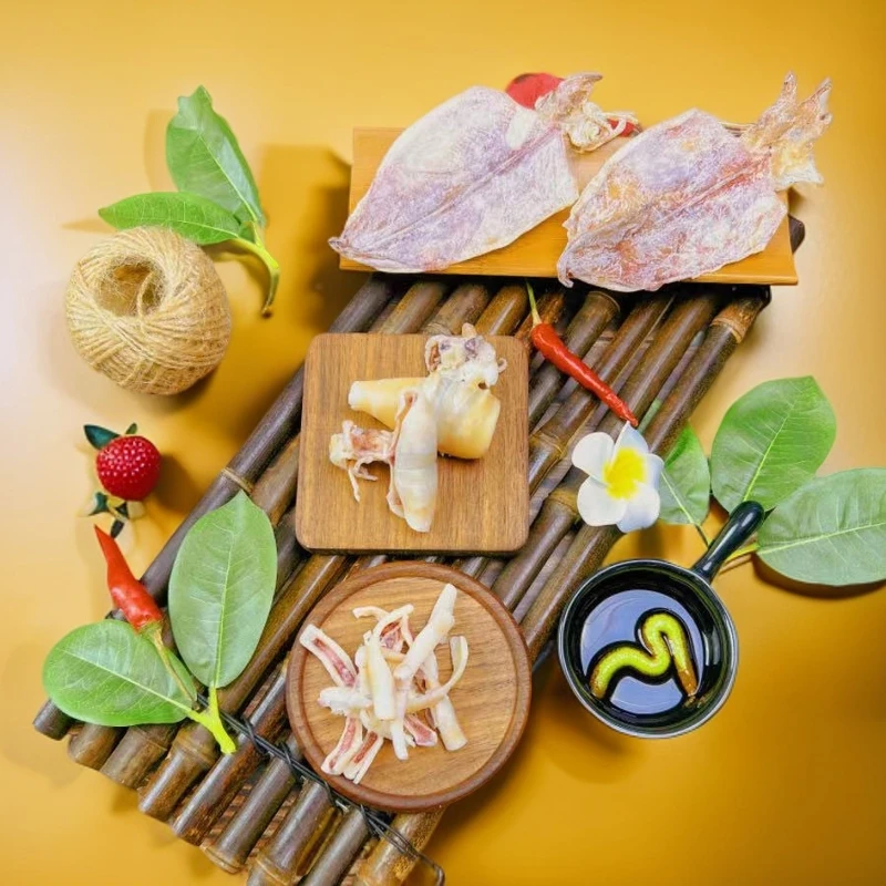 【精品5A】北海特产小鱿鱼干淡晒海鲜干货芥末烧烤煲汤食材