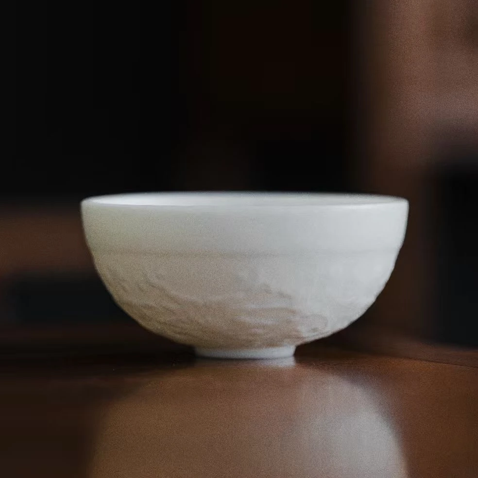 高端白瓷茶杯YJ03C06