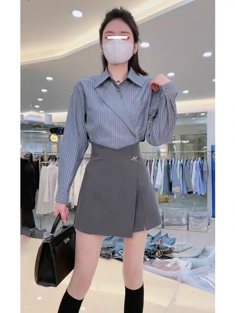 春季新款小个子韩系穿搭一整套装连衣裙子气质高级感女