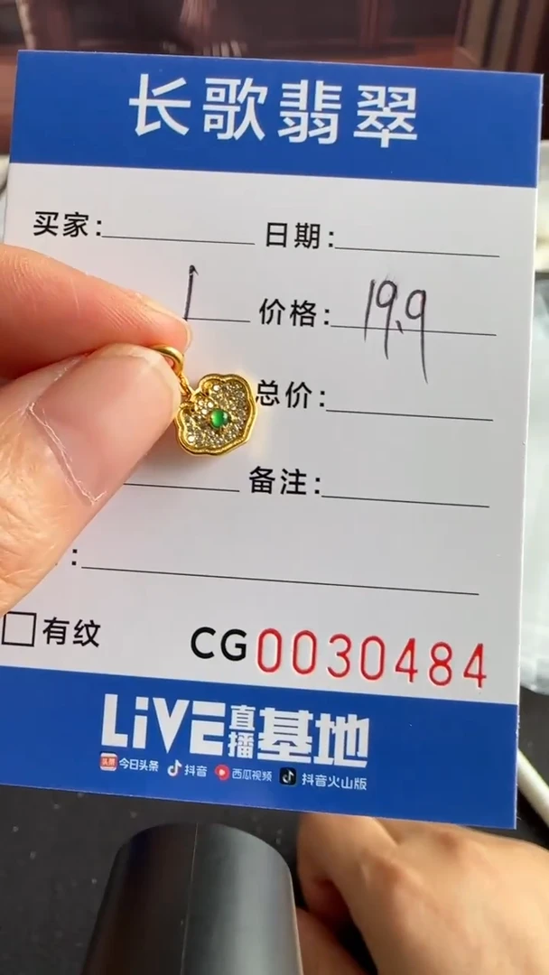 翡翠银S925镶嵌颈饰00000484