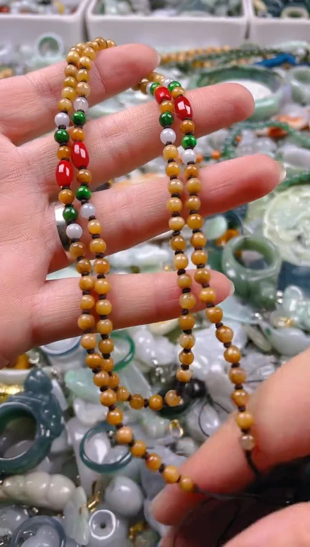 【闪购商品】翡翠颈饰未镶嵌/V/翡翠A货一图一物