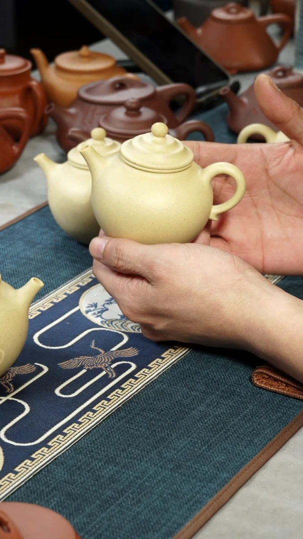【闪购商品】紫砂茶壶本绿橄榄茶壶