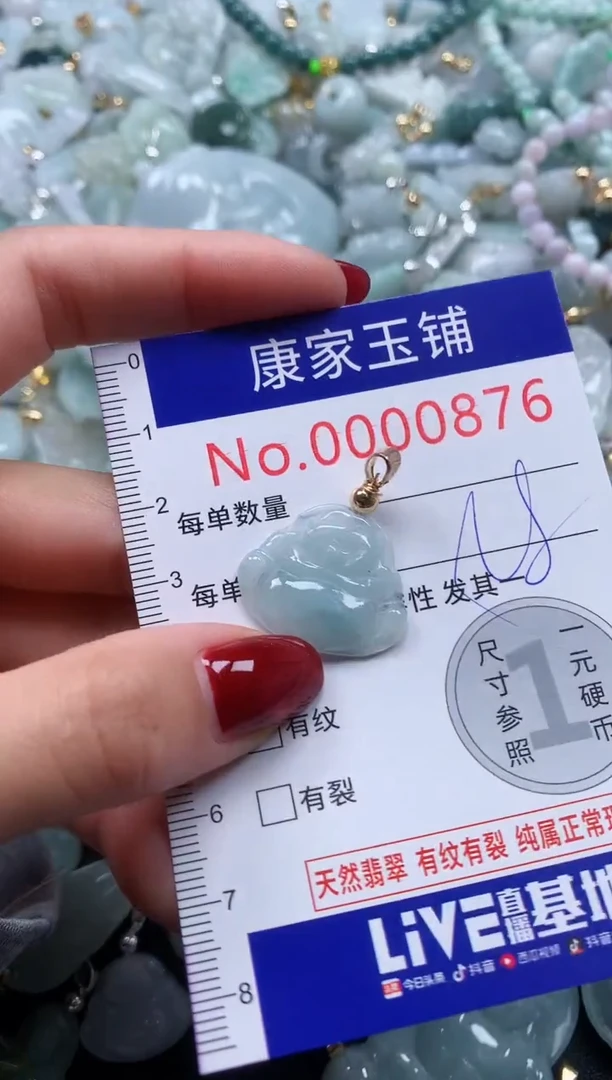 颈饰未镶嵌翡翠876