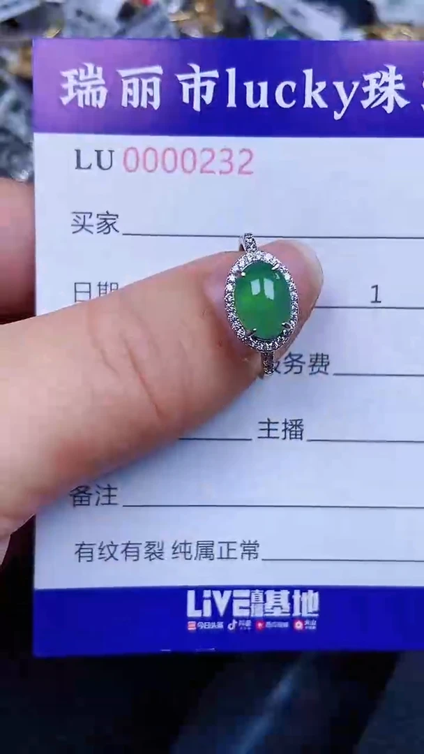 颈饰银S925镶嵌翡翠0232