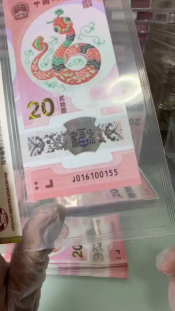 【闪购商品】塑料016100155-蛇钞单张！