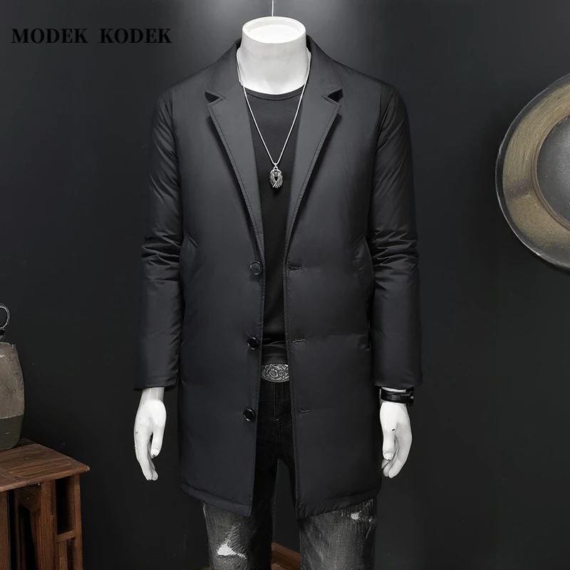 MODEK KODEK冬季新款男士商务休闲羽绒服高品质潮牌时尚百搭外套