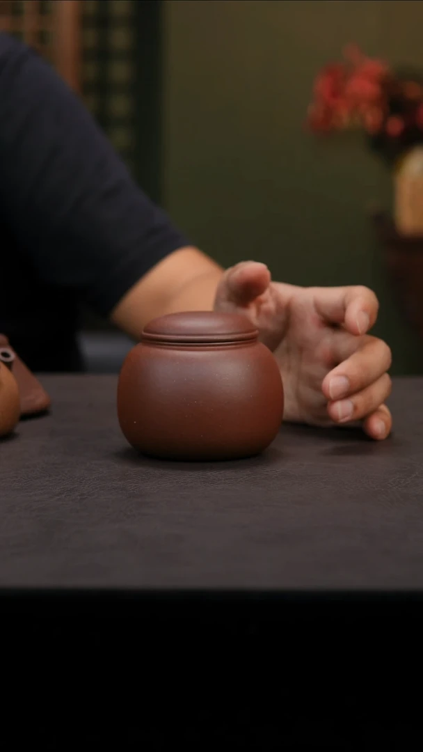 茶壶紫砂紫砂茶叶罐小号