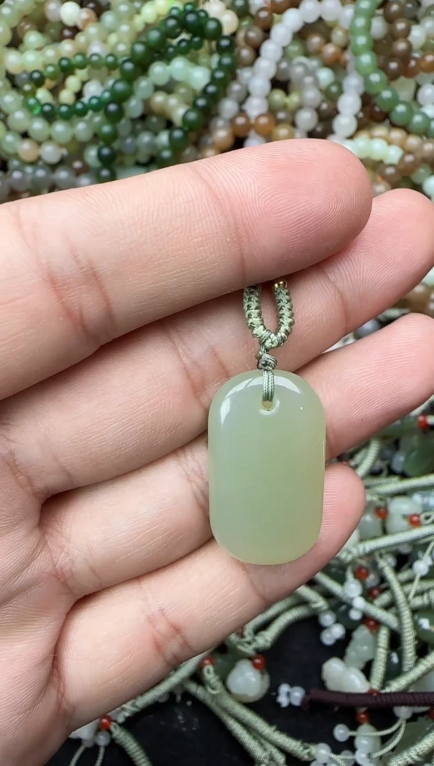 项链未镶嵌和田玉拍一发一