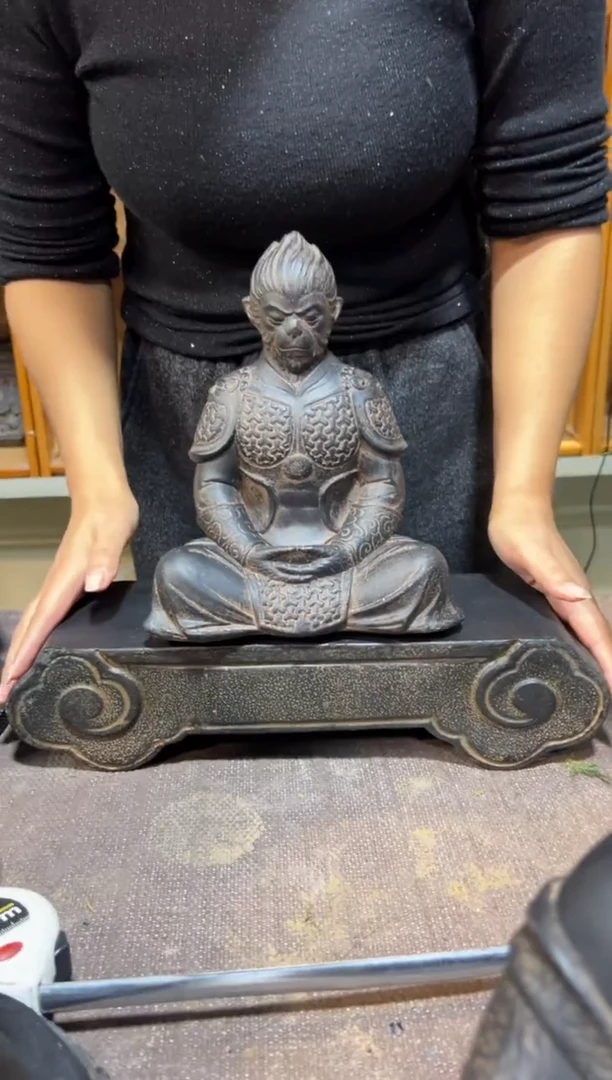 陶土【火山泥】大悟空+云台小底座