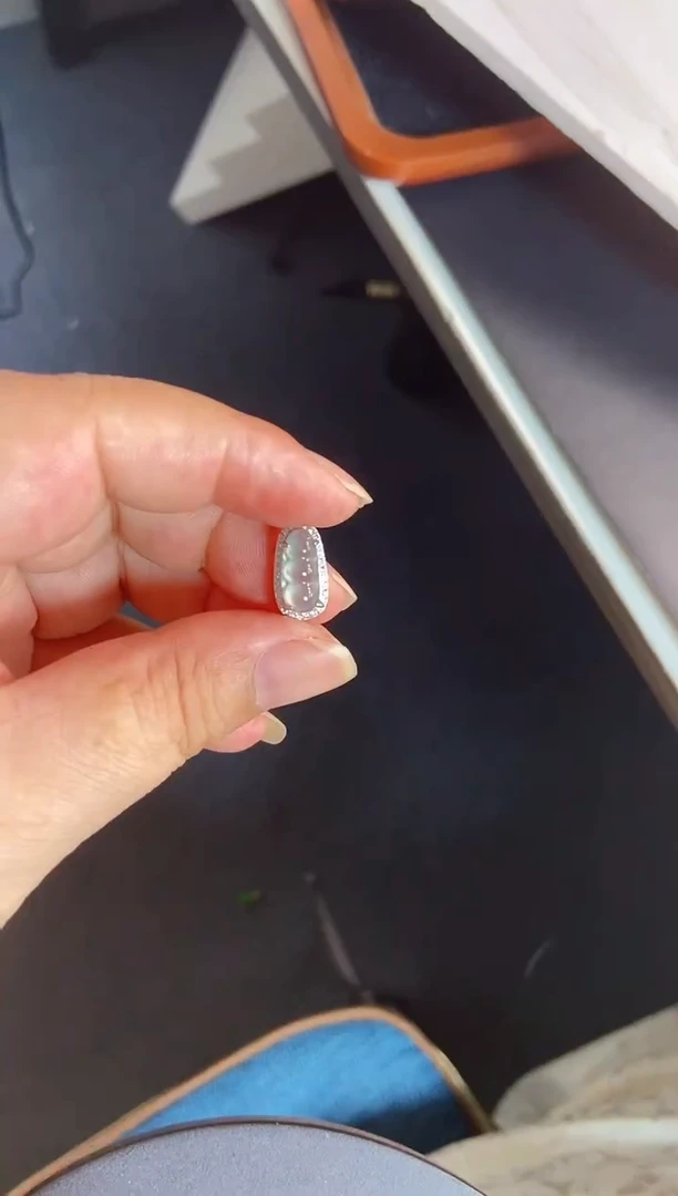 吊坠(不含链)银S925镶嵌翡翠1