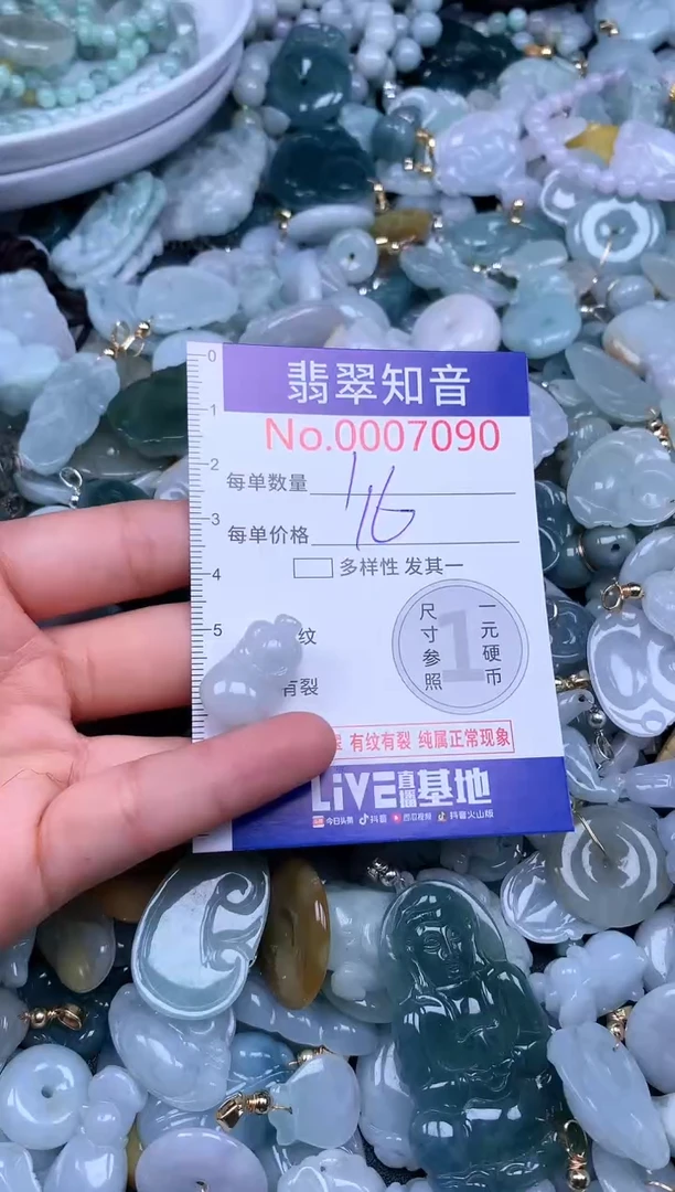 翡翠未镶嵌吊坠(不含链)7090