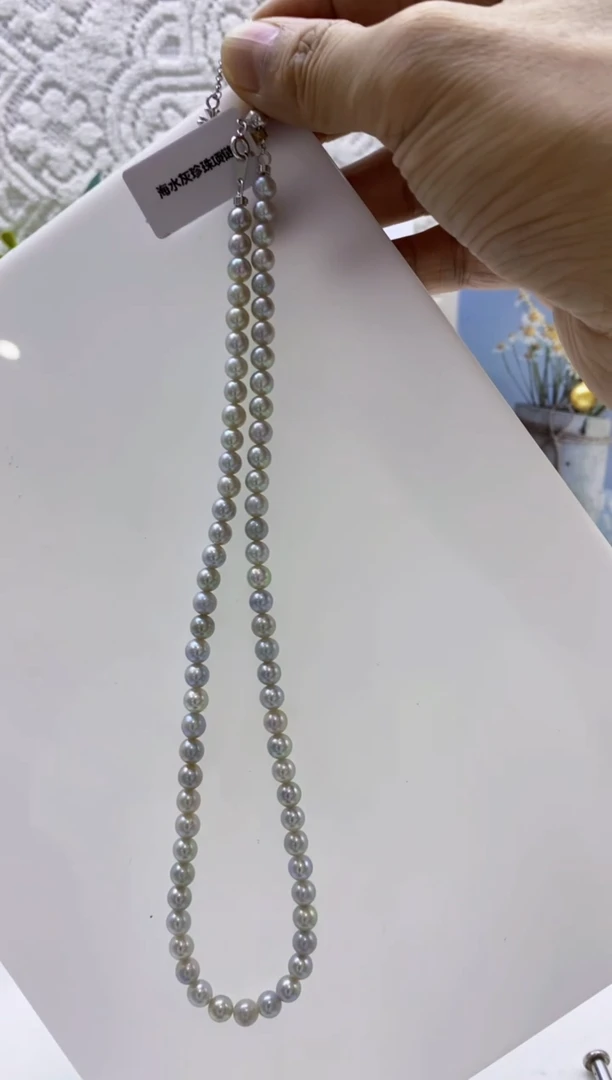 未镶嵌海水珍珠BG珍珠串链@@p1128