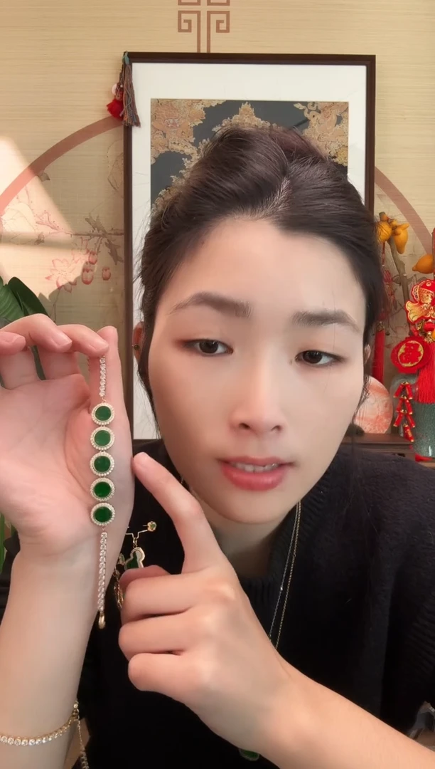 颈饰银S925镶嵌翡翠手饰