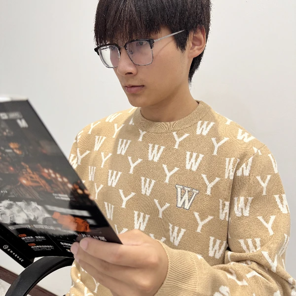 【清库】青春潮流字母毛衣秋冬季圆领加绒3U158A加厚时尚休闲