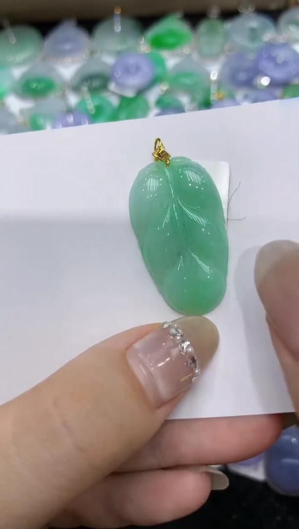 【闪购商品】翡翠颈饰18K金镶嵌222222222