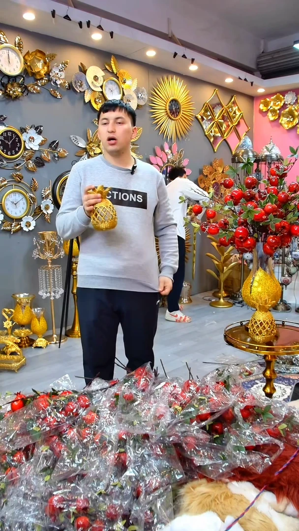 人造板菠萝摆件欧式